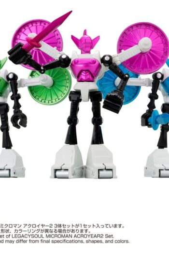 Microman Legacysoul Action Figure 3-Pack Acroyear 2