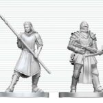 D&D Nolzur's Marvelous Miniatures Mini Figures Town Guards 13 cm