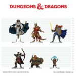 D&D Icons of the Realms Mini Figures Player's Handbook - Swords & Staves Starter Set 20 cm