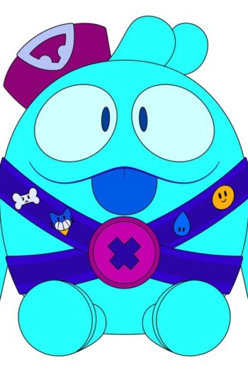 Brawl Stars Plush Figure Squeak 22 cm