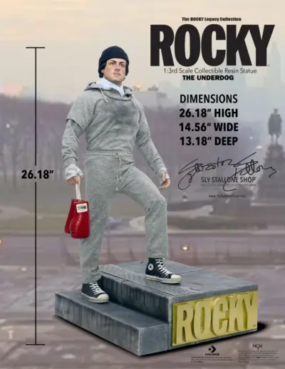 Rocky (1976) The Underdog 1/3 Scale Statue by Sly Stallone Shop - immagine 4