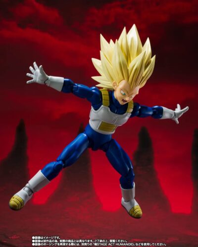 Dragon Ball Daima S.H.Figuarts Action Figure Super Saiyan 3 Vegeta 15 cm by Bandai - immagine 5