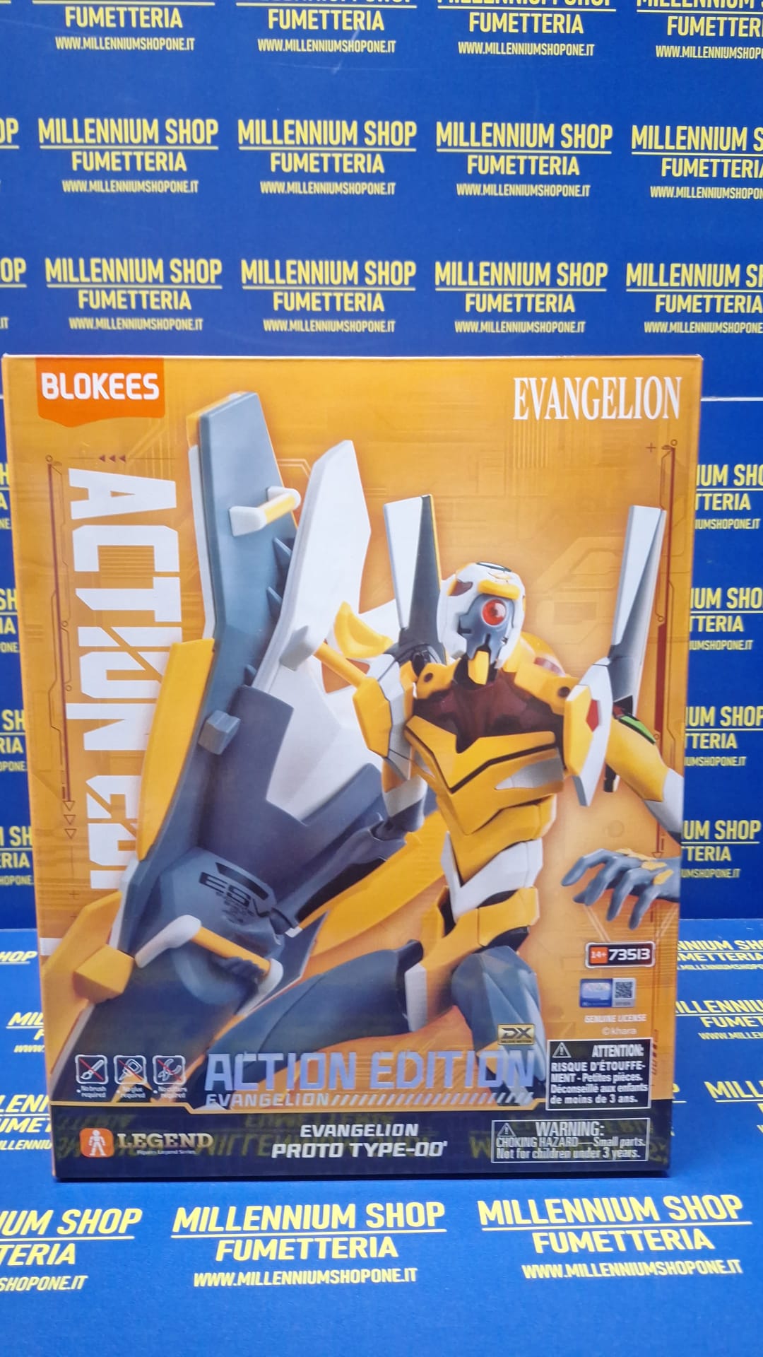 607c5958-bf8b-4127-b56c-5d3dd856c196 Neon Genesis Evangelion Proto Type 00 Action Ed Model Kit Blokees - immagine 1
