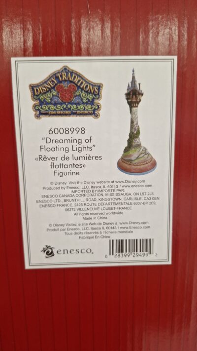 6008998 rapunzel tower enesco disney traditions dreaming of floating lights - immagine 2