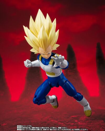 Dragon Ball Daima S.H.Figuarts Action Figure Super Saiyan 3 Vegeta 15 cm by Bandai - immagine 3