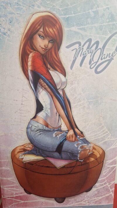 Mary Jane J. Scott Campbell Marvel Spider-man Statua Sideshow - immagine 4
