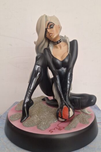 Black Cat Gatta Nera Marvel J. Scott Campbell Statua Sideshow