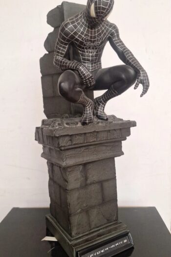 Spider-man 3 Black Suited Raimi Simbionte Sideshow Diorama