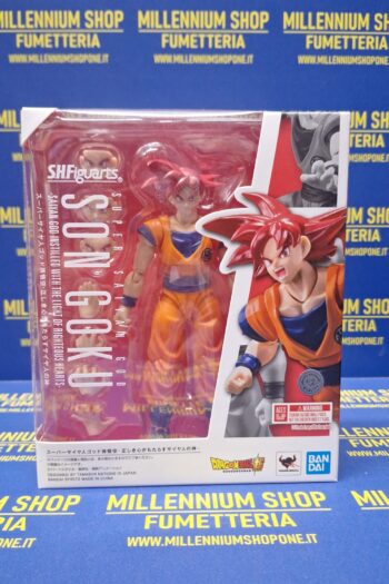 BANDAI S.H. FIGUARTS DRAGON BALL Z SUPER SAIYAN GOD SON GOKU by bandai