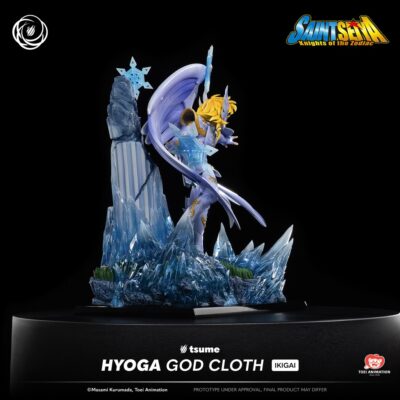 Hyoga God Cloth Ikigai 1/6 Statue Saint Seiya by Tsume - immagine 5