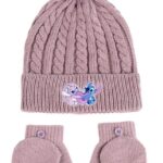 Lilo & Stitch Beanie & Gloves 2-Set Pink
