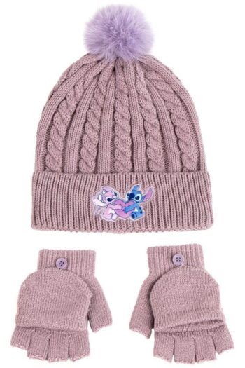 Lilo & Stitch Beanie & Gloves 2-Set Pink