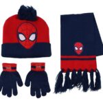 Marvel Beanie, Scarf & Gloves 3-Set Spider-Man