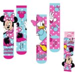 Disney Socks with Applications Minnie Mouse 27-34