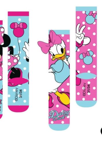 Disney Socks with Applications Minnie Mouse 27-34