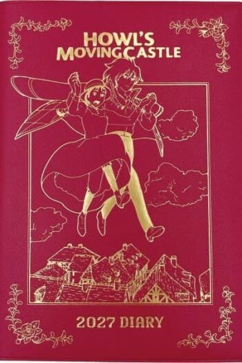 Howl's Moving Castle Diary Hauru & Sophie red gold foil