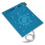 Enhance Tabletop Accessories Roll on a Scroll Dice and Rolling Mat Blue