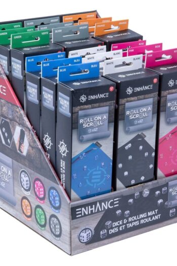 Enhance Tabletop Accessories Roll on a Scroll Multicolor Display (18)