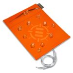Enhance Tabletop Accessories Roll on a Scroll Dice and Rolling Mat Orange