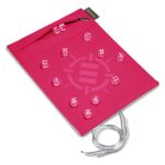 Enhance Tabletop Accessories Roll on a Scroll Dice and Rolling Mat Pink
