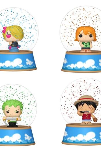 One Piece Mini Figures Glitter Globes PDQ 5 cm Display (12)