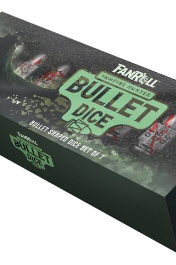FanRoll Resin Bullet Poly Dice Set Vampire Hunter (7)