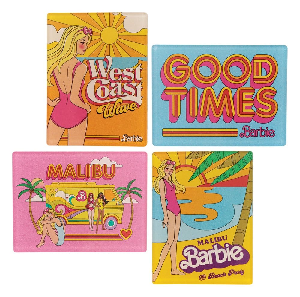 x_fntk-m-bbe14 Barbie Magnet Set Malibu Barbie - immagine 1