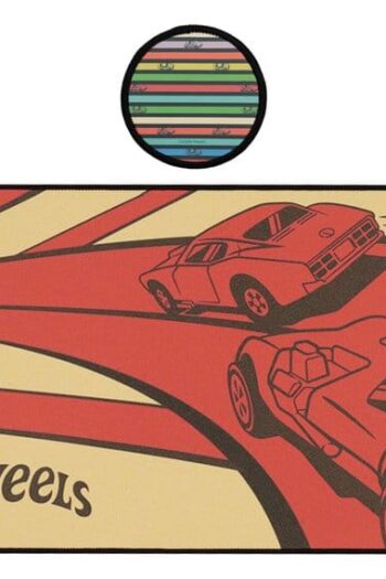 Hot Wheels Desk Pad & Coaster Set