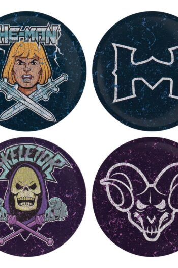 Masters of the Universe Coaster 4-Pack Printed Metal