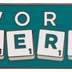 Scrabble Pin Badge Word Nerd Limited Edition
