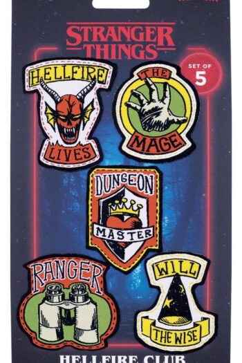 Stranger Things Fabric Patches 5-Pack