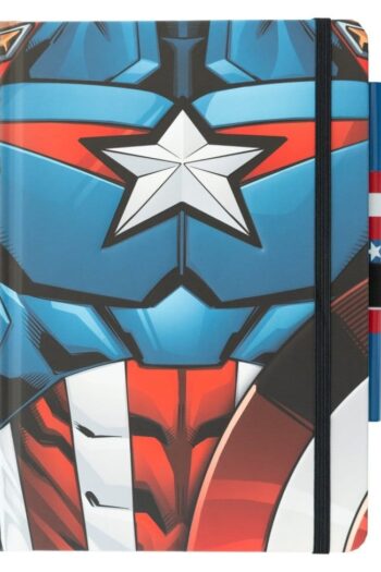Marvel Captain America Premium Notebook with Pen Uniform A5