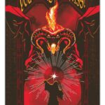 The Lord of the Rings Luminescent Poster Balrog 50 x 70 cm