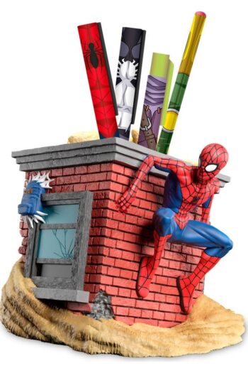 Spider-Man Pen Holder with Stationery Set