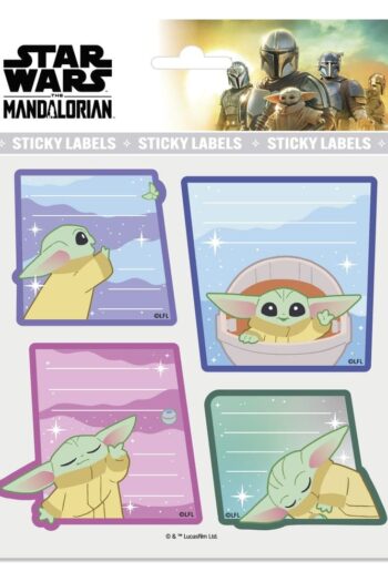 Star Wars: The Mandalorian Premium Self-Adhesive Labels Grogu