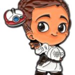 Star Wars: Obi-Wan Kenobi Pin Badge Princess Leia & Lola Chibi