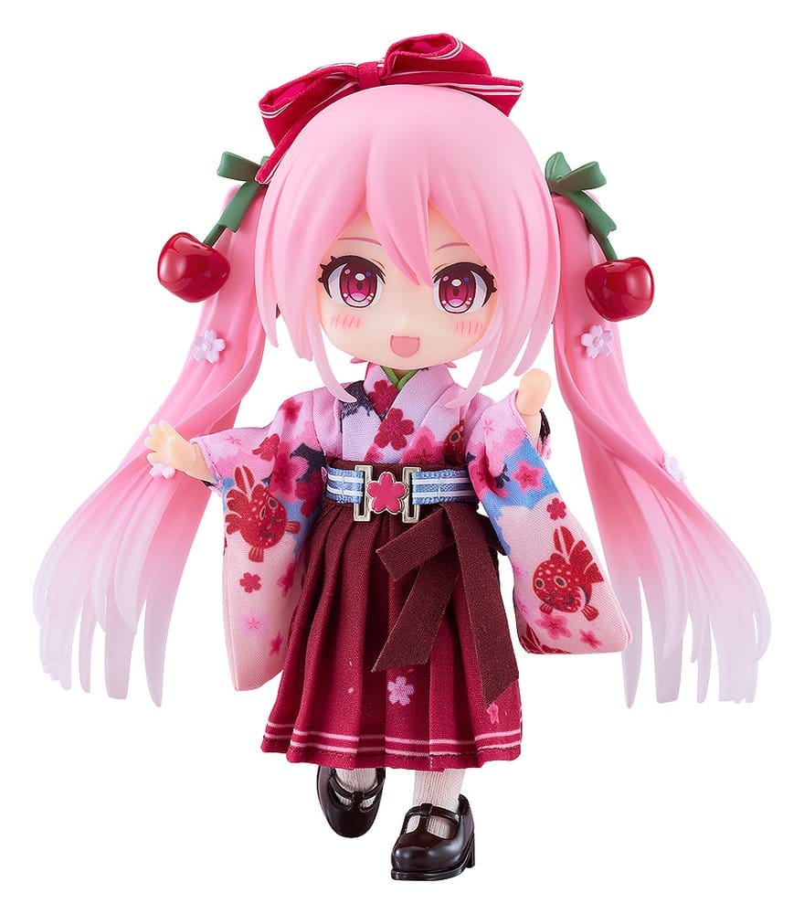 x_gsc58413 Character Vocal Series 01: Hatsune Miku Nendoroid Doll Sakura Miku: Hirohako 2025 Ver. (Hirosaki) - immagine 1