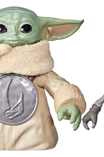Star Wars: The Mandalorian & Grogu Electronic Action Figure Huggin' Grogu & Anzellan 17 cm
