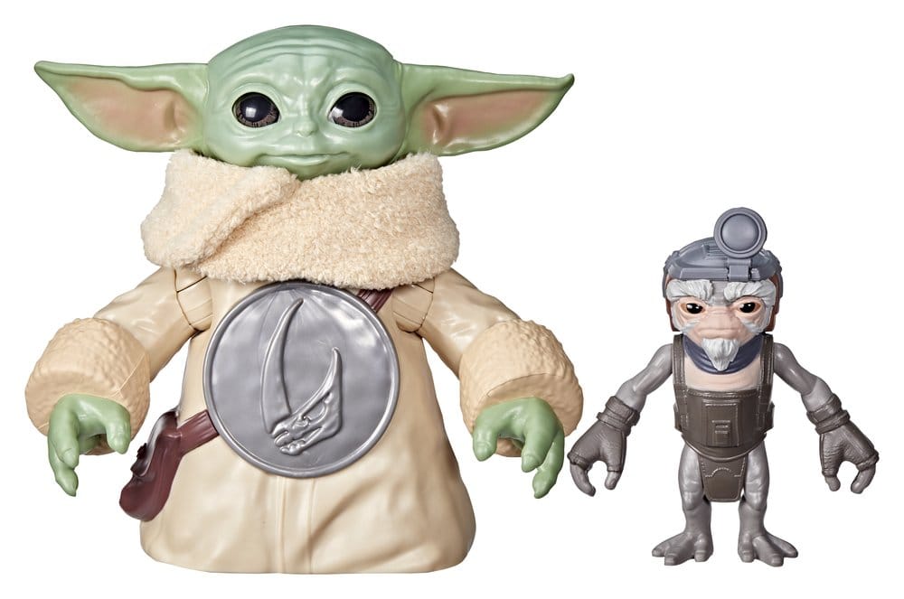 x_hasg2530 Star Wars: The Mandalorian & Grogu Electronic Action Figure Huggin' Grogu & Anzellan 17 cm - immagine 1