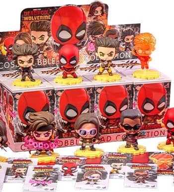 Deadpool & Wolverine Cosbi Mini Figures 9 cm Series 2 Blind Box Display (8)