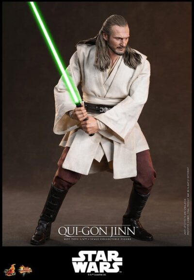 Star Wars Movie Masterpiece Action Figure 1/6 Qui-Gon Jinn (Collector Edition) 32 cm by Hot Toys - immagine 13