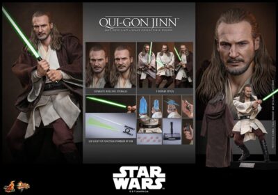 Star Wars Movie Masterpiece Action Figure 1/6 Qui-Gon Jinn (Collector Edition) 32 cm by Hot Toys - immagine 17