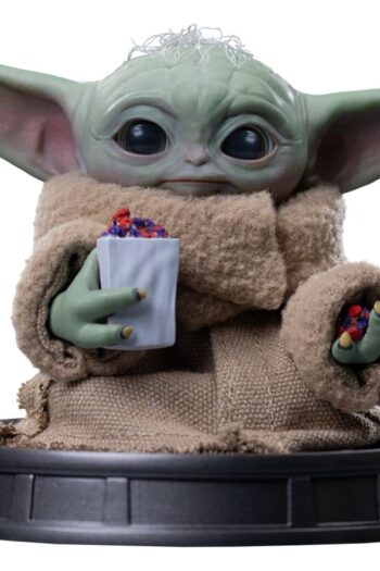 The Mandalorian & Grogu Grogu Collection Statue Grogu Popcorn Time