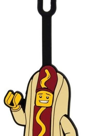 Lego Bag Charm Hot Dog Guy