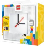 Lego Wall Clock Time by IQHK White