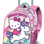 Sanrio 3D Backpack with Wheels Hello Kitty Unicorn