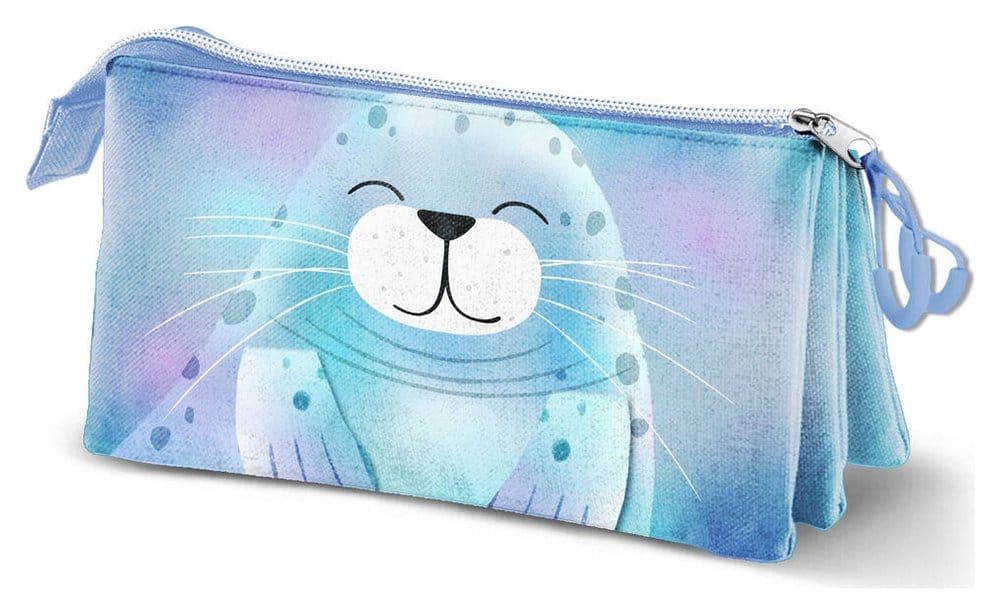 x_kmn09740 Oh My Pop! Triple Pencil Case Sealy - immagine 1