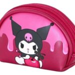 Sanrio Casual Oval Coin Purse Kuromi Cherry