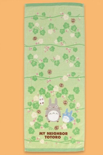 My Neighbor Totoro Natsu Towel Totoro Green Leaf 34 x 80 cm