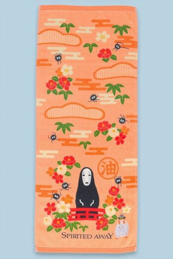 Spirited Away Natsu Towel No Face & Flowers 34 x 80 cm